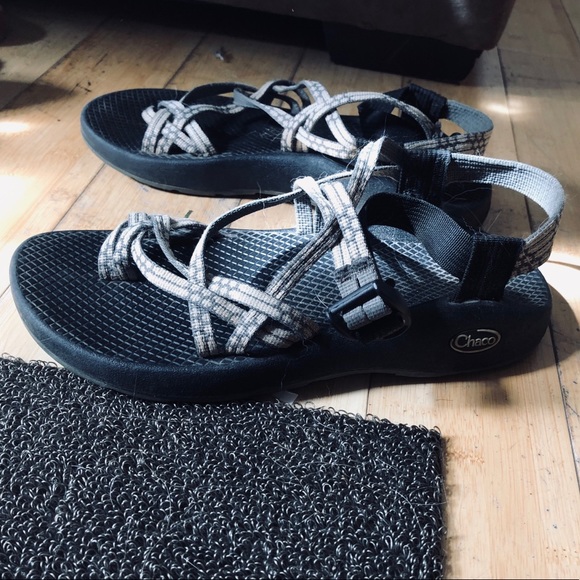 Chaco Shoes - Grey and white chacos